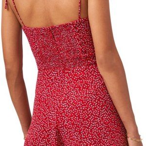 1 State Tie Shoulder Romper XS- Delightful Ditsy